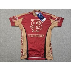 Florida State Seminoles Cycling Jersey Men’s Size S NWT College NCAA Bike Shirt